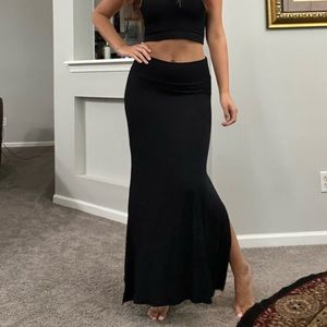 Black Maxi Skirt